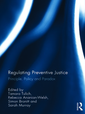cover image of Regulating Preventive Justice